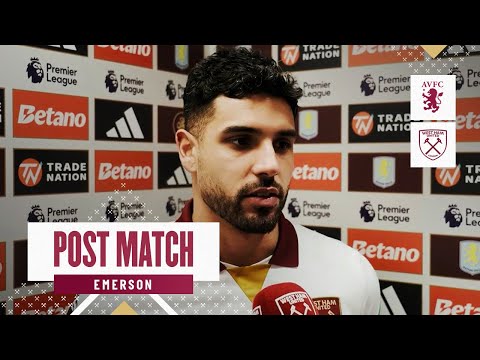 "Our Support Was Special" | West Ham 1-1 Aston Villa | Emerson | Post Match Reaction