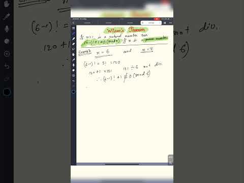 Wilson's Theorem  #algebra #math #primenumber #numbertheory