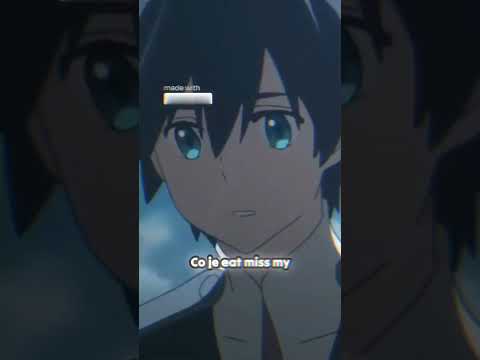Zero Two Death' ending 👀|| Darling in the franx ✨( #animeshorts  #anime )