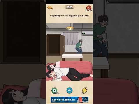 Help this girl have a good night sleep #braintestsolution #games #brainpuzzles