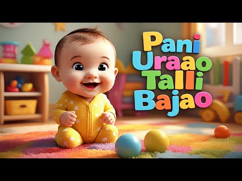 Paani Uraoo Talli Bajao | Baby Poem | Urdu & Hindi  Poem | Nursery Rhymes & Kids Songs |@DooDahDoo
