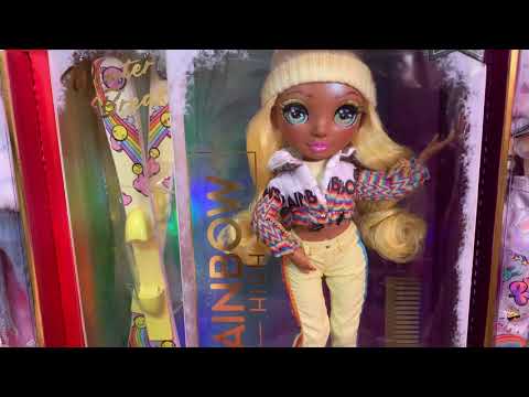 Rainbow High Dolls, Jet Dawson, Color Changing Car, Closet; Kia Hart...