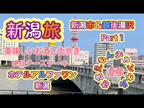 [新潟旅]新潟市＆越後湯沢の旅Part１新潟の酒が美味すぎる