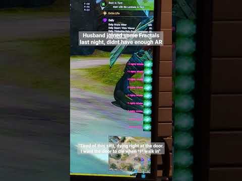 He's a bit of a completionist sometimes... #guildwars2 #gw2 #fractals