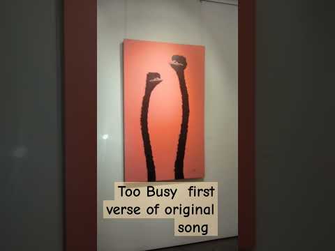 ORIGINAL SONG. Too Busy #singer