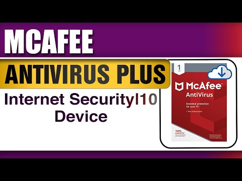 McAfee AntiVirus Plus| Internet Security|10 Device| 1 Year Subscription| [PC/Mac Download]