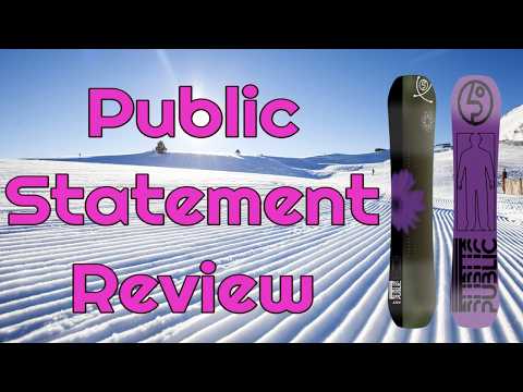 The 2025 Public Statement Snowboard Review