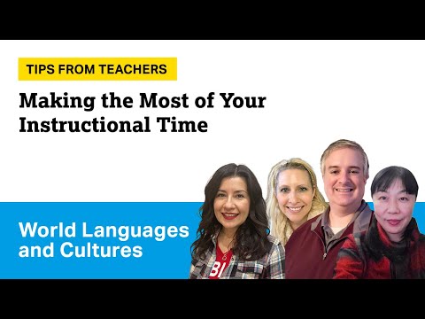 World Languages AP Teachers Talk About Pacing and Resources