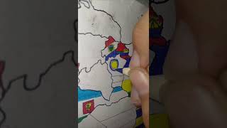 Venezuela Map - Part 7 #map #mapdrawing #venezuela #venezuelan #flagdrawing