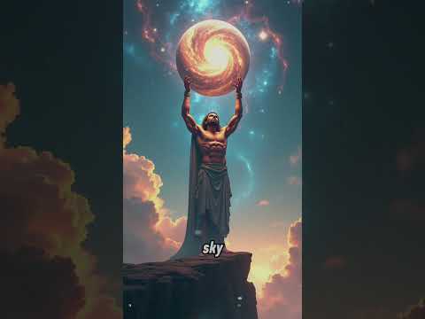 The Titan Who Held the Sky: Atlas’ Eternal Punishment #mythologyexplained #ancient #viral #short