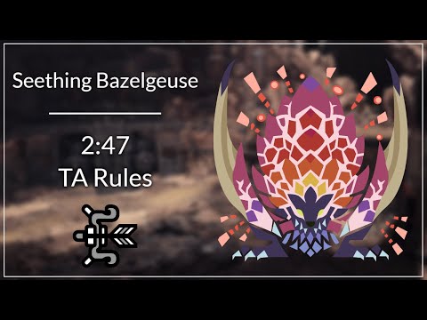 [MHWI PC] Seething Bazelgeuse - Bow 2:47 (TA Rules)