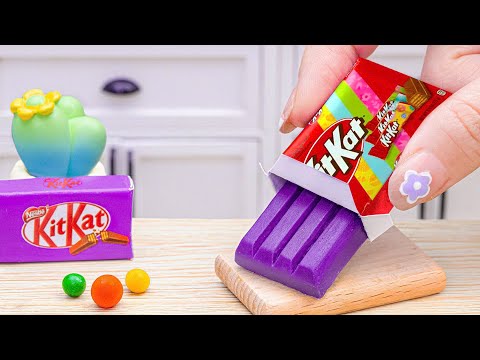 Amazing KitKat Cake Dessert | Best Mini Rainbow KitKat Chocolate Cake Recipe