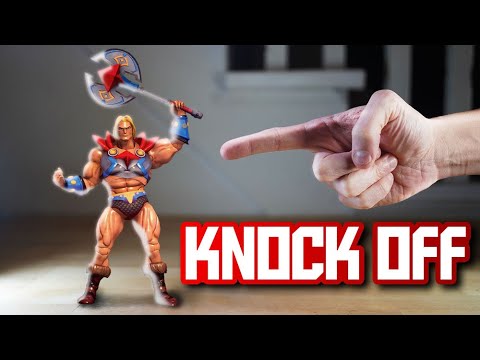 An Action Figure FIGHTING GAME you need to play! KNOCK OFF!