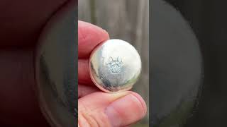 T’s Latest Silver Pour Creations #shorts #tthesilverstacker #silverpouring