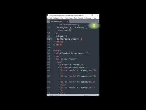 Animated Menu Icon || #html #css #coding #code #project #programming