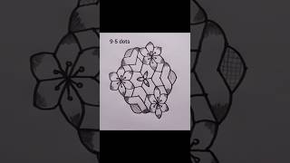 Simple and easy daily dot rangoli design || #kolam #easyrangoli #dailykolam #shreearts @ShreeArt5