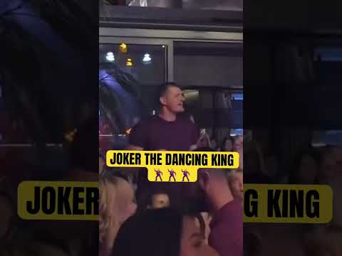 JOKIC PARTYING HARD #nba #nbatoday #nikolajokic #denvernuggets #nuggets #dance #joker #nbachampion