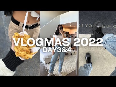 VLOGMAS DAY 3&4 | Chatty weekend, farmers market, shooting content