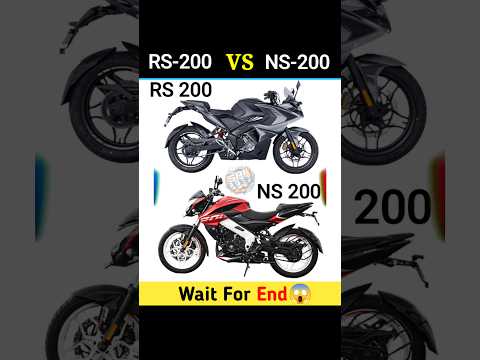 RS-200 Vs NS-200 | Full Comparison || #shorts #bike #rs200 #ns200 #pulsar #adventure #bajaj