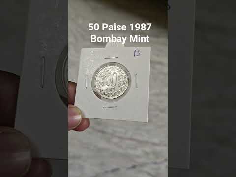 50 Paise 1987 Bombay Mint.  #coin #numismatics #coincollecting #numismatic #republicindiacoins