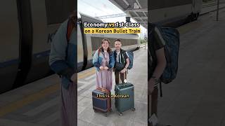 Economy vs First Class on a Korean Bullet Train