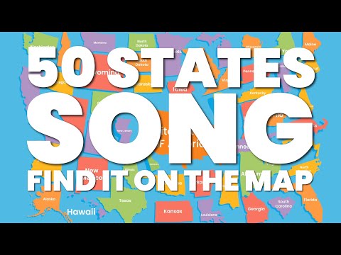 50 States Song (Find It On The Map)