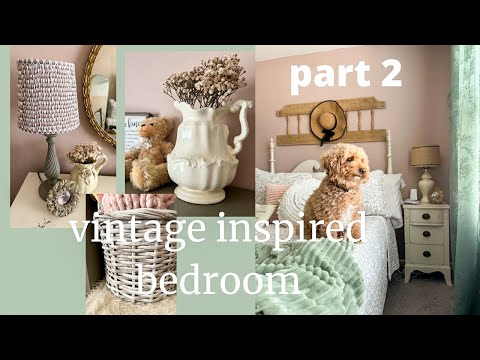 Vintage Inspired Cozy Bedroom | Part 2 | Thrift Flips for our home