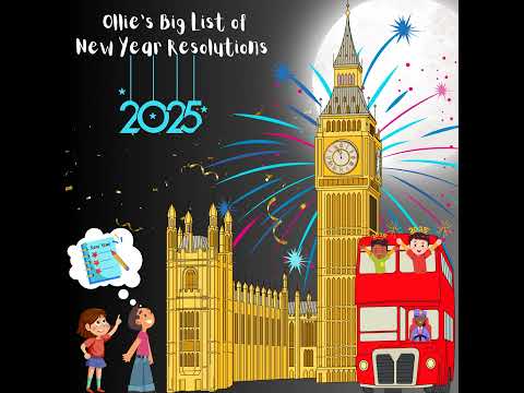 Ollie’s Big List of New Year Resolutions 📝🎶🏃‍♂️ Kids Tale