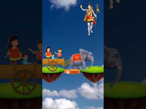 Om Namah Sivay, 🙏 Tandaav stotra Shiv Panchashar 🔥#Jayshivshankar​ @VFXGovindGV #vfxshorts #cartoon​