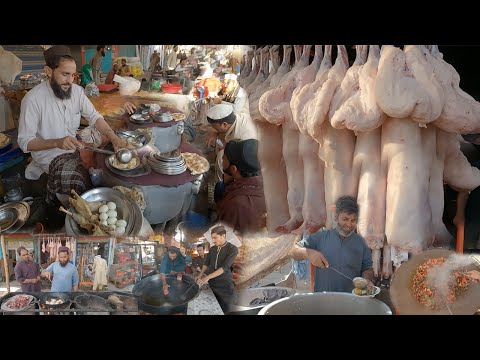 Breakfast in Marko village Afghanistan | Rush Dampukhat | liver fry