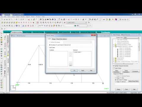 STAAD Pro Tutorials - Analysis & Design of Steel Truss Type-4 ( Day 35)