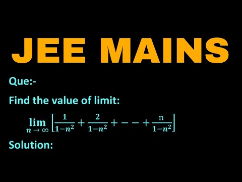 Limit Solved Question JEE Mains  Previous year question  pyq  Limit Continuity and Differentiability