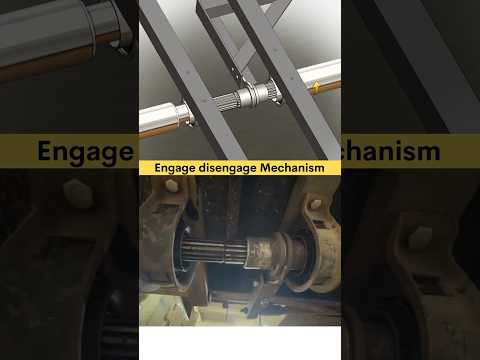 Engage-Disengage Mechanism ✅ #caddesign #solidworks #3dcad #engineering #mechanism #mechancial