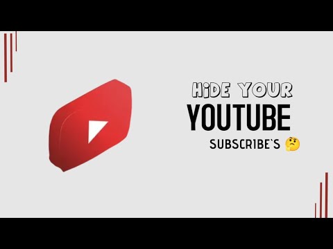 HOW TO HIDE YOUR YOUTUBE SUBSCRIBE'S 2021-2022/యూట్యూబ్ subscribe's హైడ్ చేయడం ఎలా 🤔