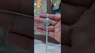 Silver Rakhi surajmukhi design #shorts #viral #jewellerydesign #jewellery #gold  #rakhi #viral