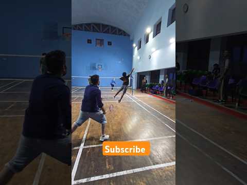 "Powerful Smashes & Quick Reflexes | Amazing Badminton Game"#badminton #sports #video #viral #fyp