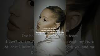 heaven sent you to me#arianagrande#trending#popqueen#bye