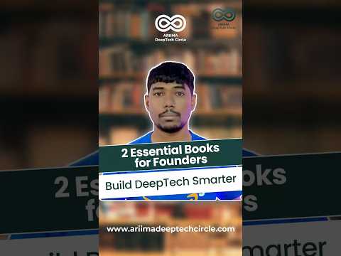 2 Books Every DeepTech Founder Must Read! #shorts  #deeptech
