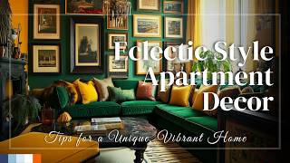 Eclectic Style Apartment Decor: Tips for a Unique, Vibrant Home