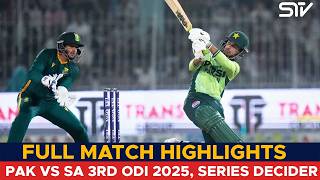 Full Match Highlights | Pakistan vs South Africa | 3rd ODI 2025 | PCB | M3L1K
