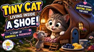 Why did this Tiny Cat choose to live in a Shoe? 🥺