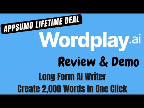Wordplay AppSumo Lifetime Deal Review - How Does Wordplay Work?