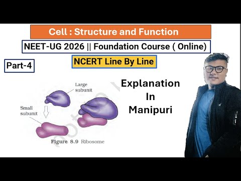 Cell : Structure and Function || Part- 4 || NEET UG Foundation #ncert #neet #latestnews