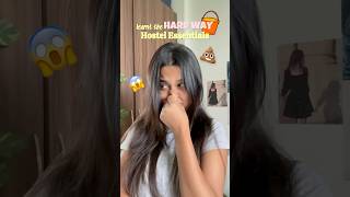 Hostel Essentials You NEED! Hostel Starter Pack😤! #hostellife #collegelife #viral #aiims #survival