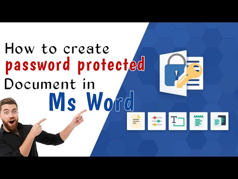 How to create password protected Document in ms word || #msword #windows11 #windows10