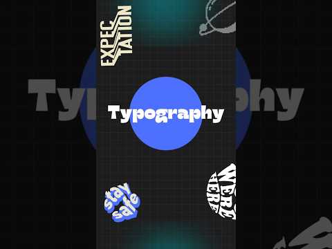 Typography in 60 seconds #typography #design