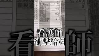 看護師三年目二交代衝撃の給料？？#おすすめ #看護学生 #看護師 ＃給料明細