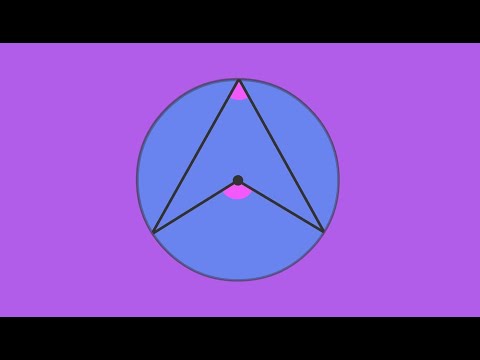Angle at the Center (Circle Theorems)