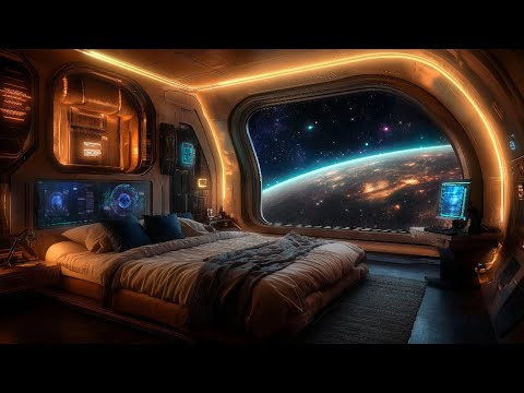 Stellar Dreams | Relaxing Cosmic Soundscape In Your Bedroom | Float Into Peace With Space Sounds