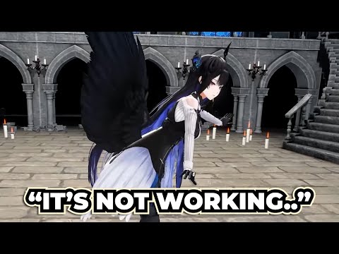NERISSA is trying to FLY using her Wings but
